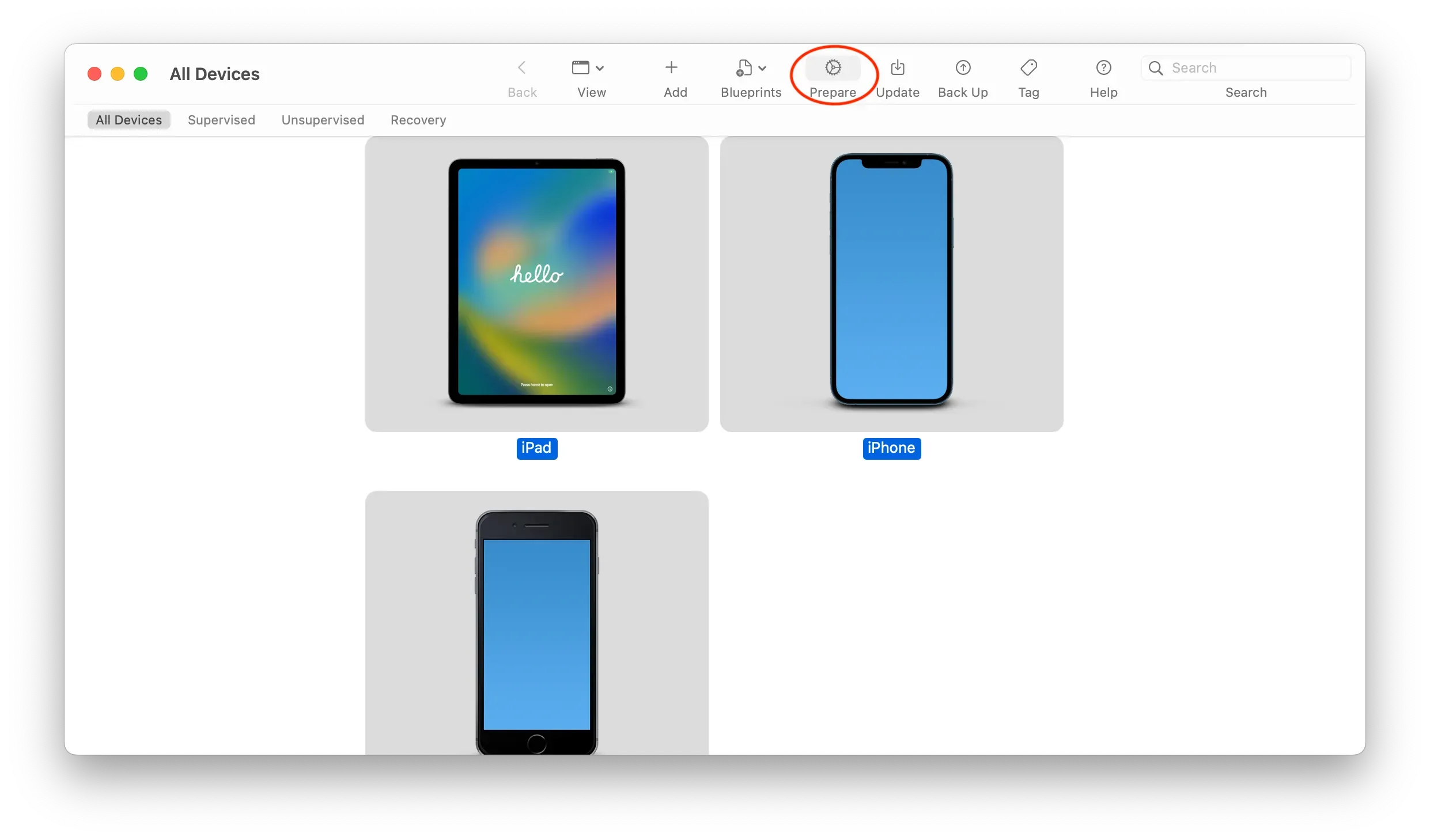 Apple Configurator Connect