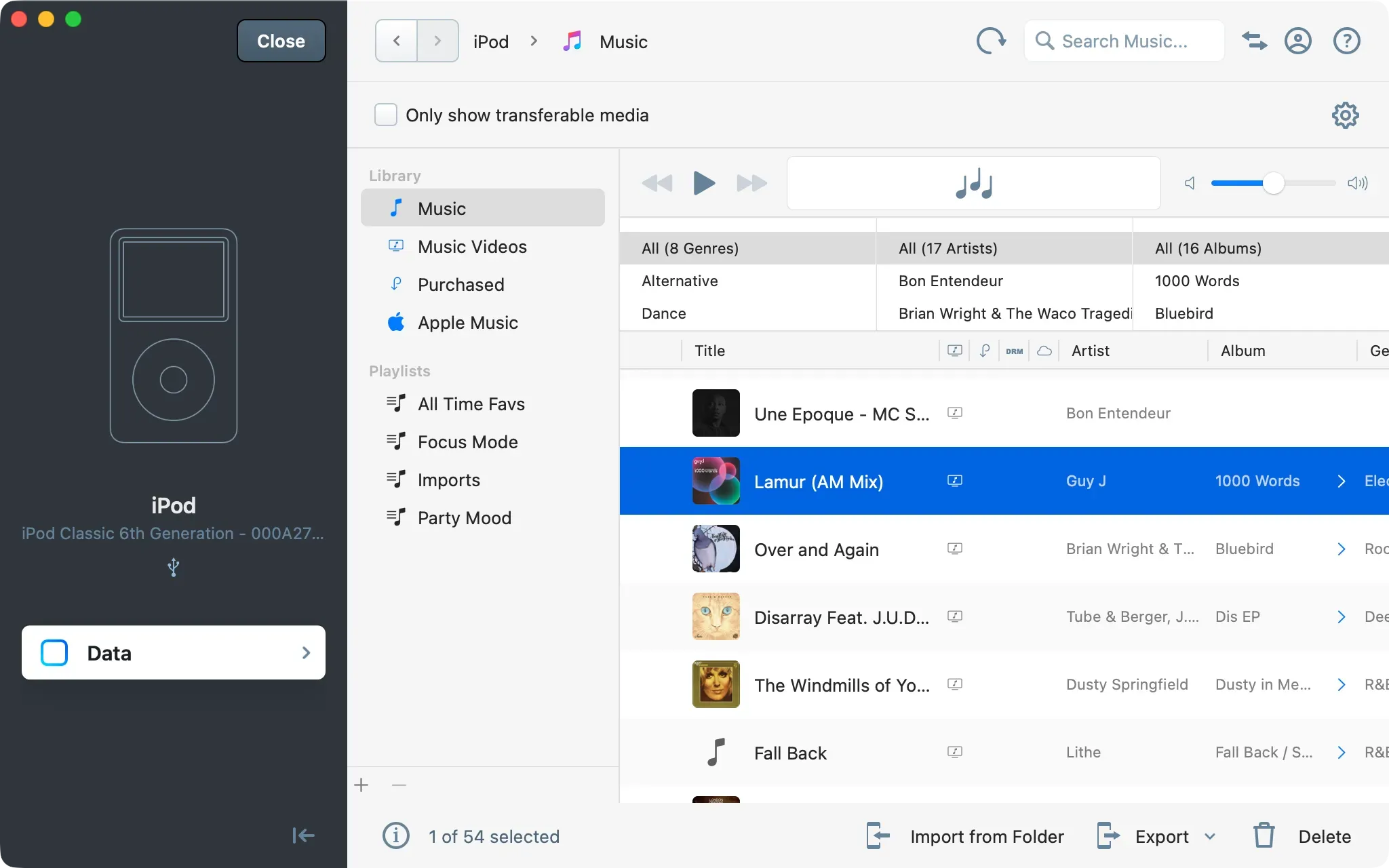 iMazing 3.6 now fully supports legacy iPods and transfers music to the device!