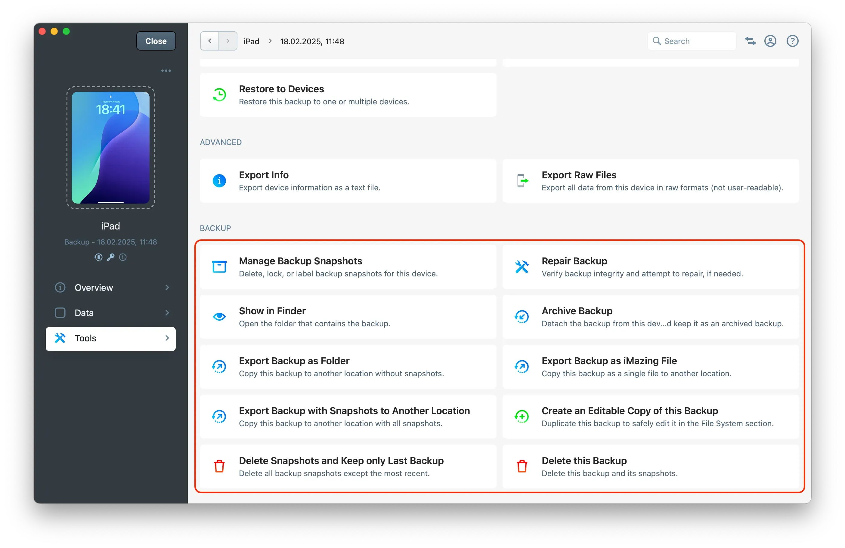 iMazing - Backup Tools
